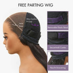 Glueless HD Lace Braided T-Part Lace Human Hair Wig | 10"-28"