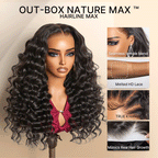Glueless HD Lace Loose Wave T-Part Lace Human Hair Wig 200% Density | 10"-28"