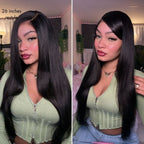 Glueless HD Lace Layered T-Part Lace Human Hair Wig - Red 180% Density | 10"-28"