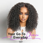 Glueless Curly T-Part Lace Human Hair Wig 200% Density | 10"-28"