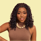 HD Lace Braided T-Part Lace Human Hair Wig | 8"-14"