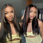 Glueless HD Lace Layered T-Part Lace Human Hair Wig - Red | 10"-28"