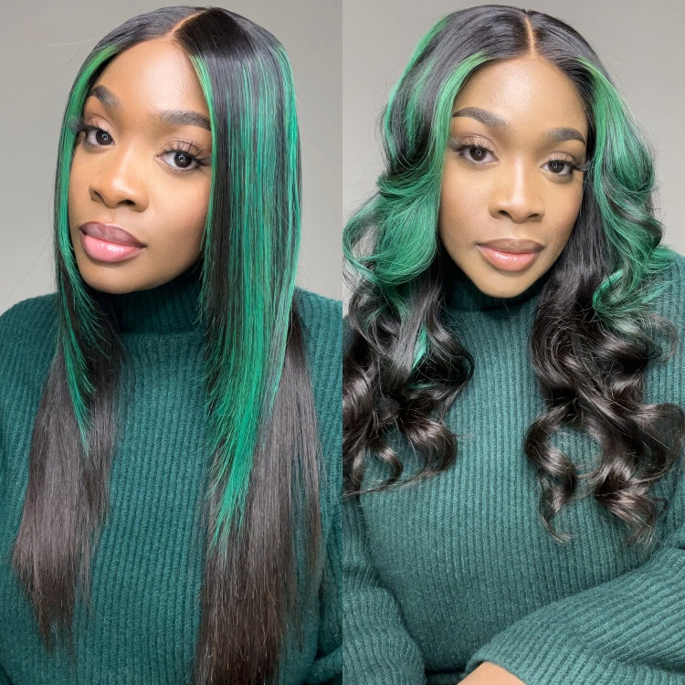 Glueless Straight 5X5 Closure Human Hair Wig - Red | 10"-28"