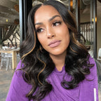 Glueless HD Lace Loose Wave T-Part Lace Human Hair Wig - Red | 10"-28"