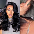 Glueless HD Lace Body Wave T-Part Lace Human Hair Wig - Blonde | 10"-28"