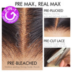 Glueless HD Lace Body Wave T-Part Lace Human Hair Wig - Blonde | 10"-28"