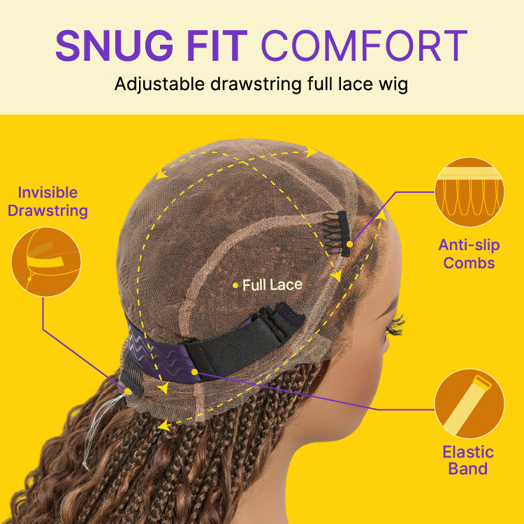 HD Lace Braided T-Part Lace Human Hair Wig | 8"-14"