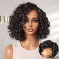 Glueless HD Lace Bob U-Part Human Hair Wig - Brown | 8"-14"
