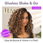 Glueless HD Lace Bob U-Part Human Hair Wig - Brown | 8"-14"