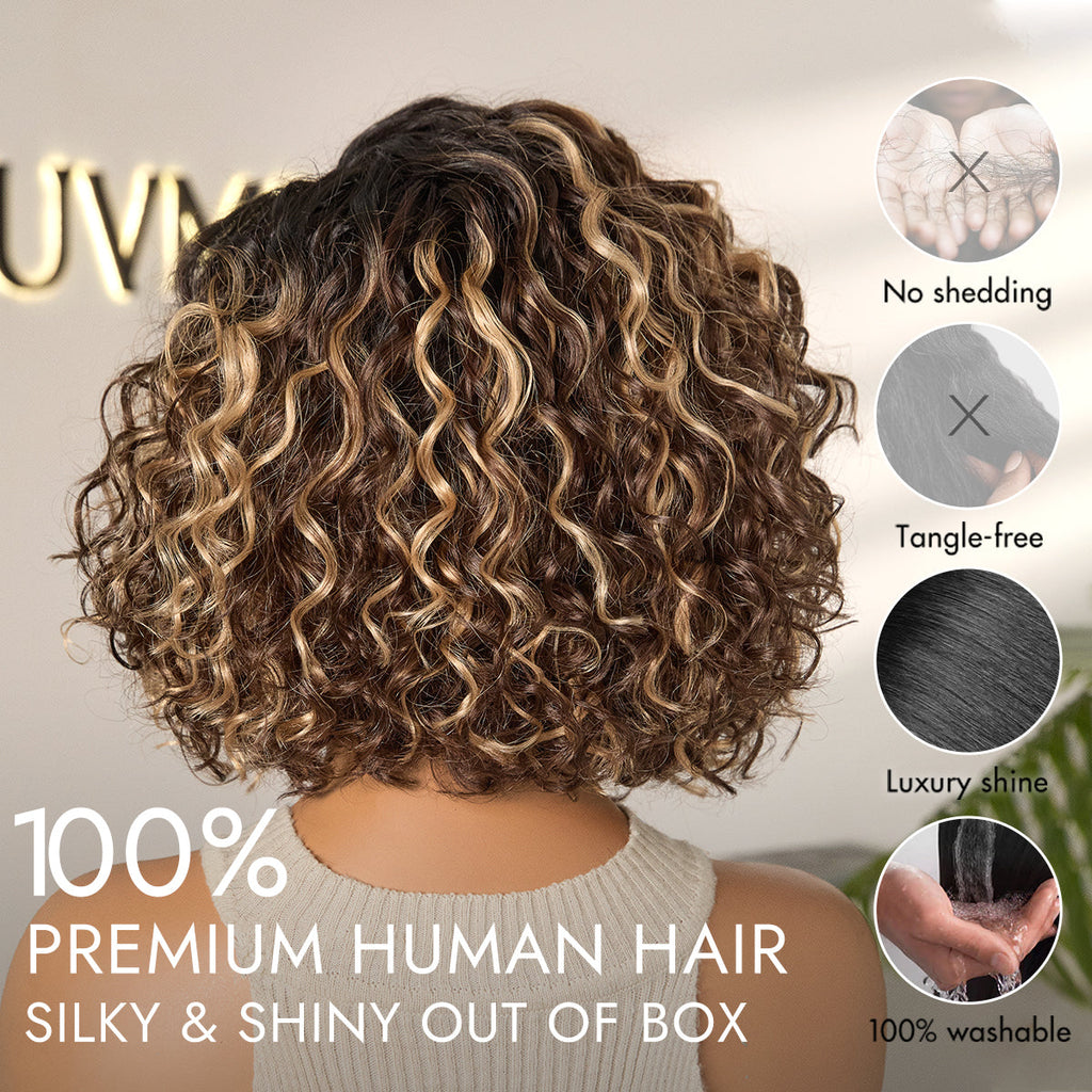 Glueless HD Lace Bob T-Part Lace Human Hair Wig | 8"-14"