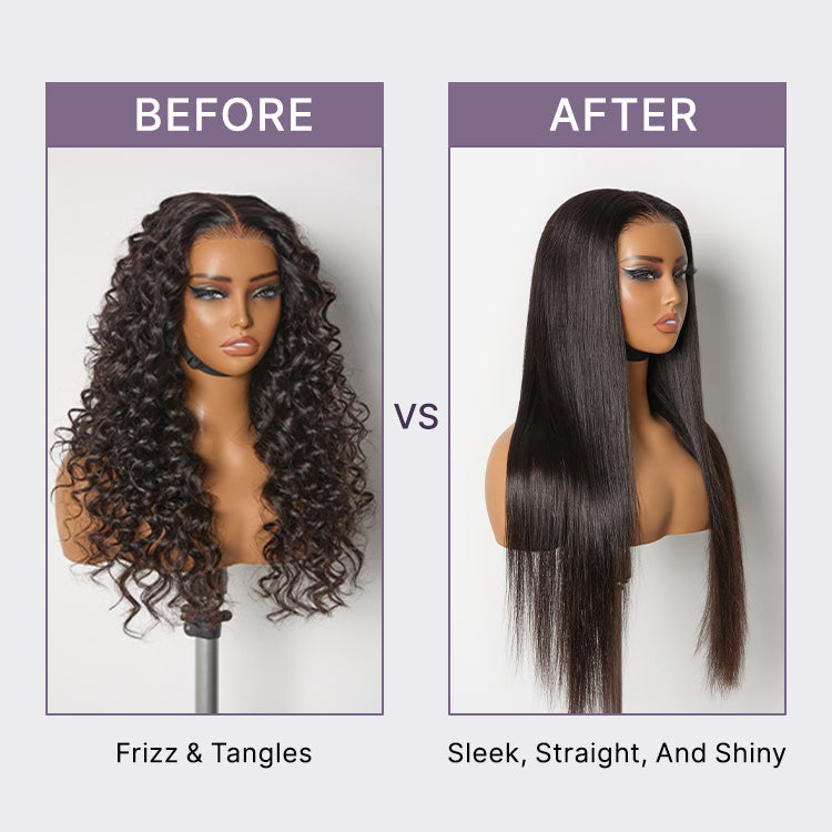 Straight Human Hair Wig - Blonde | 10"-28"