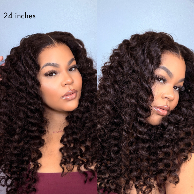 Glueless HD Lace Loose Wave T-Part Lace Human Hair Wig 200% Density | 10"-28"
