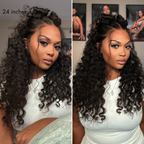Glueless HD Lace Loose Wave T-Part Lace Human Hair Wig 200% Density | 10"-28"