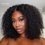 Glueless Curly T-Part Lace Human Hair Wig 200% Density | 10"-28"