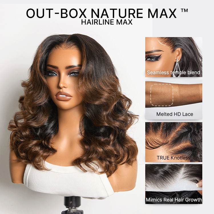 Glueless HD Lace Loose Wave T-Part Lace Human Hair Wig - Grey 200% Density | 10"-28"