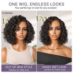 Glueless HD Lace Bob T-Part Lace Human Hair Wig - Highlight | 8"-14"