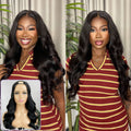 Glueless Curly U-Part Human Hair Wig | 8"-14"