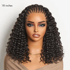 Glueless HD Lace Braided T-Part Lace Human Hair Wig | 10"-28"