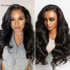 Glueless HD Lace Kinky Straight T-Part Lace Human Hair Wig 180% Density | 10"-28"