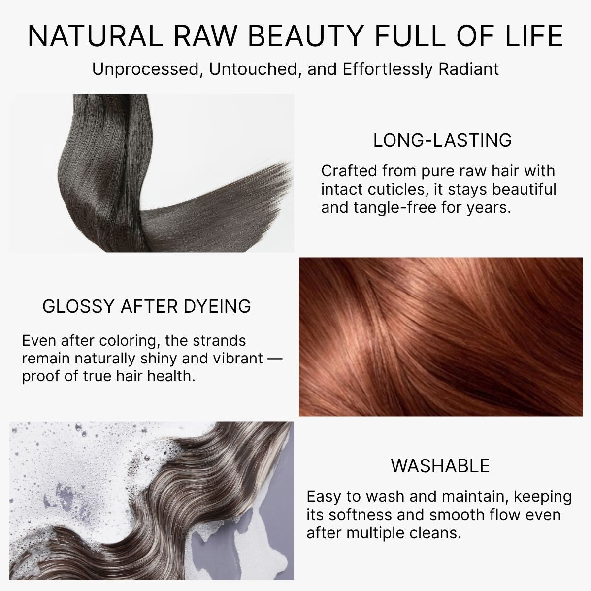 Straight 100% Virgin Human Hair Bundles | 12"-30"
