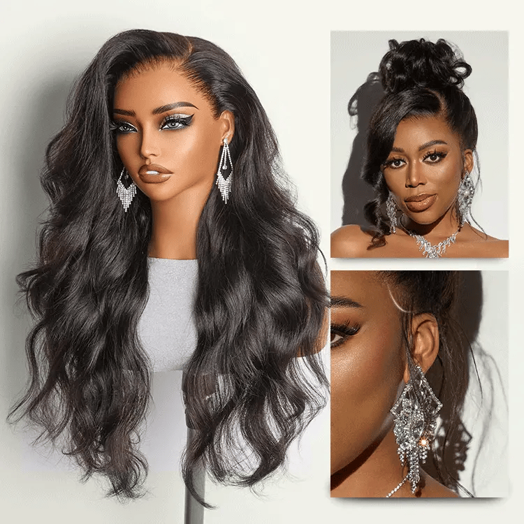Loose Wave T-Part Lace Human Hair Wig - Blonde | 10"-28"