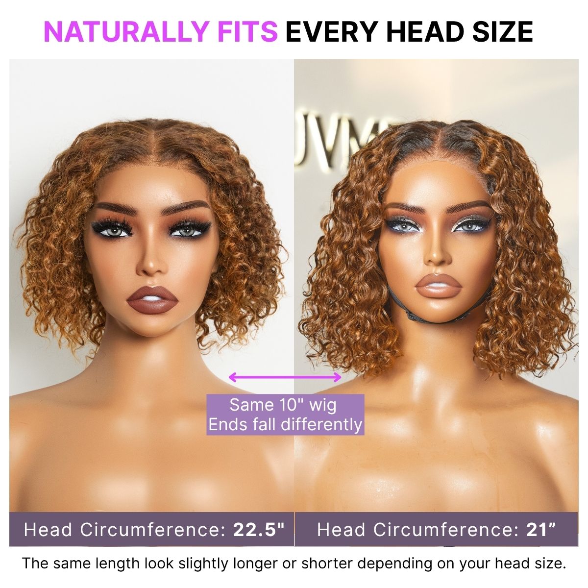 Glueless Curly T-Part Lace Human Hair Wig - Grey | 10"-28"