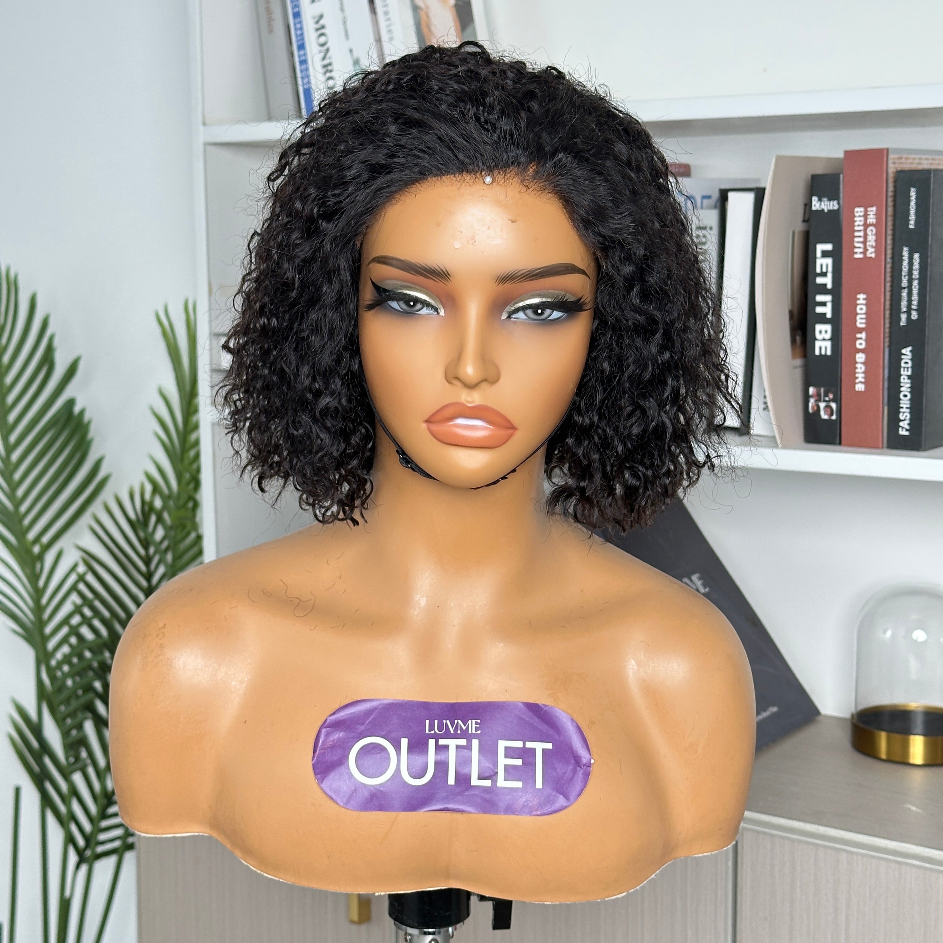 Glueless Pixie T-Part Lace Human Hair Wig | 8"-14"