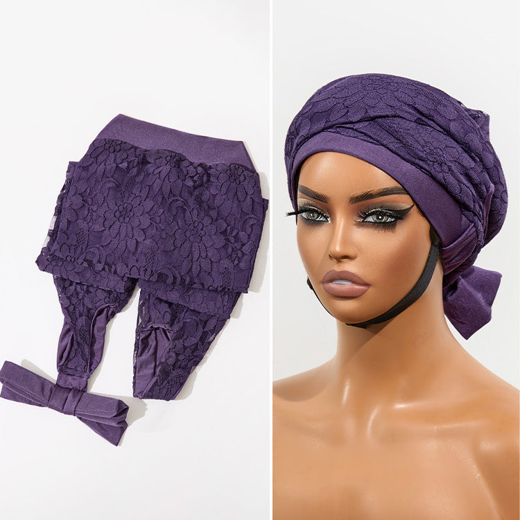 1PC Satin Wrap Bonnet for Long Hair, Frizz-Free Sleep & Effortless...