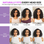 Glueless HD Lace Bob U-Part Human Hair Wig - Brown | 8"-14"