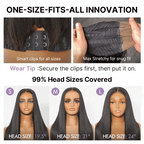 Glueless HD Lace Straight T-Part Lace Human Hair Wig 250% Density | 10"-28"