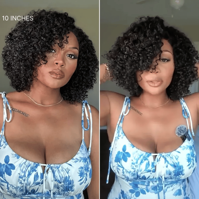 Glueless HD Lace Pixie T-Part Lace Human Hair Wig | 8"-14"