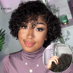 Glueless HD Lace Pixie T-Part Lace Human Hair Wig | 8"-14"