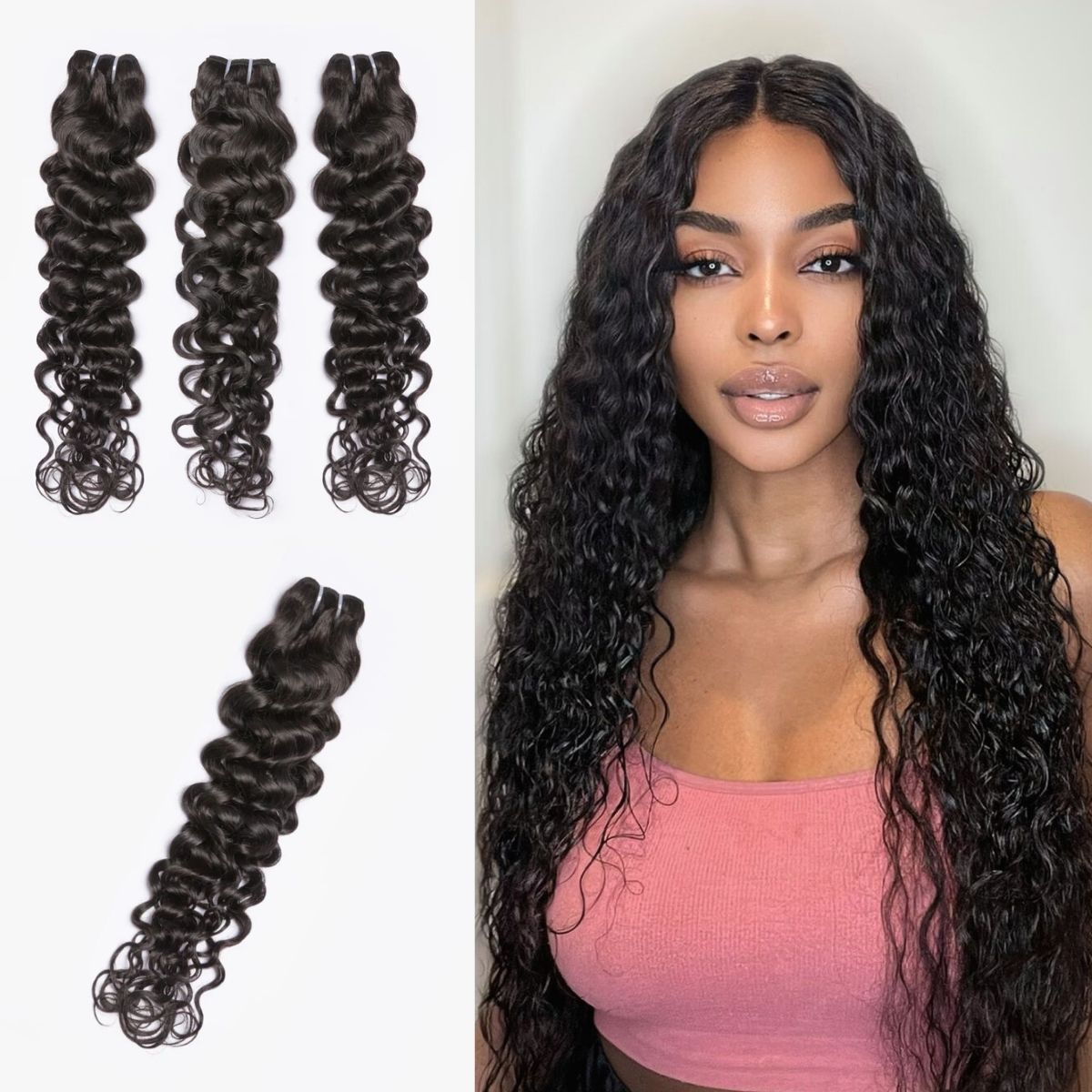 Kinky Straight 100% Virgin Human Hair Bundles - Red | 12"-30"