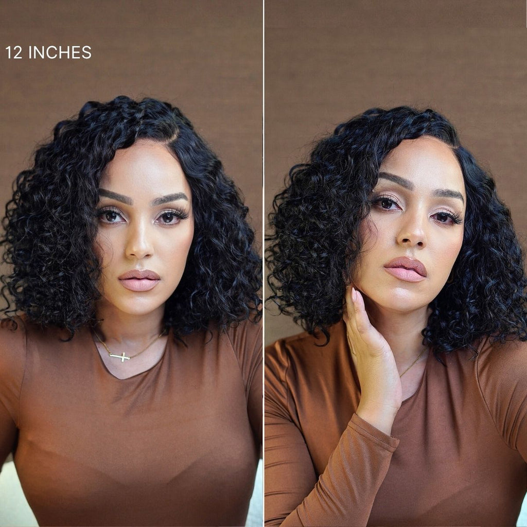 Glueless HD Lace Bob T-Part Lace Human Hair Wig | 8"-14"