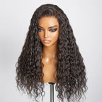 Glueless HD Lace Water Wave T-Part Lace Human Hair Wig - Grey | 10"-28"