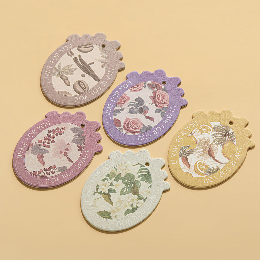 10pcs Luvme Fragrance Cards, Premium Long-Lasting Aroma