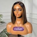 Bob T-Part Lace Human Hair Wig - Highlight | 8"-14"