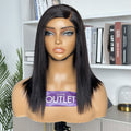 Glueless HD Lace Kinky Straight T-Part Lace Human Hair Wig | 10"-28"