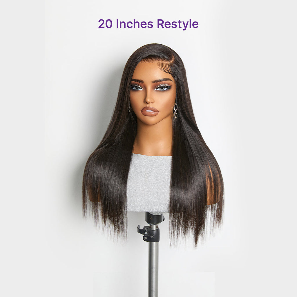 Glueless HD Lace Straight T-Part Lace Human Hair Wig 250% Density | 10"-28"