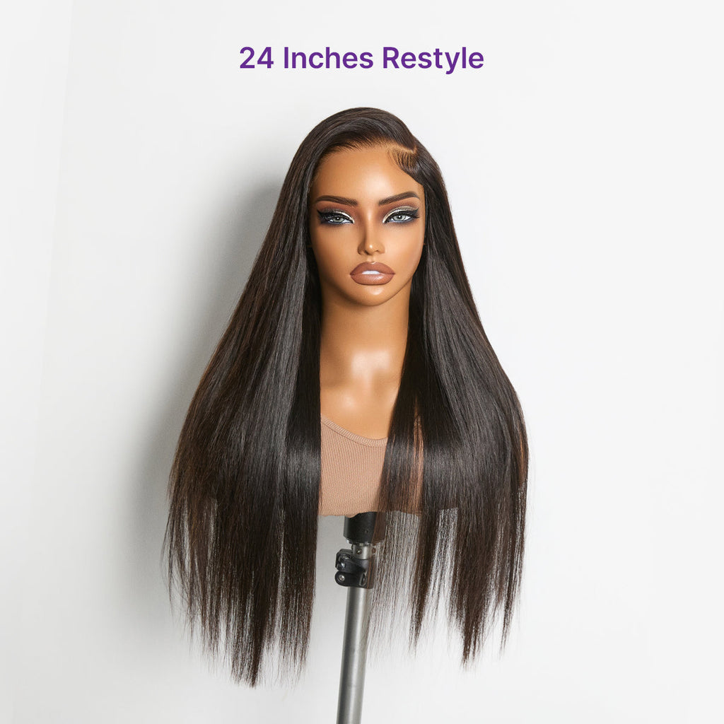 Glueless HD Lace Straight T-Part Lace Human Hair Wig 250% Density | 10"-28"
