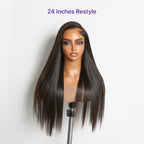 Glueless HD Lace Straight T-Part Lace Human Hair Wig 250% Density | 10"-28"
