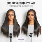 Glueless HD Lace Straight T-Part Lace Human Hair Wig 250% Density | 10"-28"