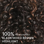 Glueless Curly Human Hair Wig with Bangs | 8"-14"