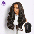 Glueless HD Lace Kinky Straight T-Part Lace Human Hair Wig - Grey 180% Density | 10"-28"