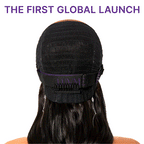 Glueless HD Lace Kinky Straight T-Part Lace Human Hair Wig - Grey 180% Density | 10"-28"
