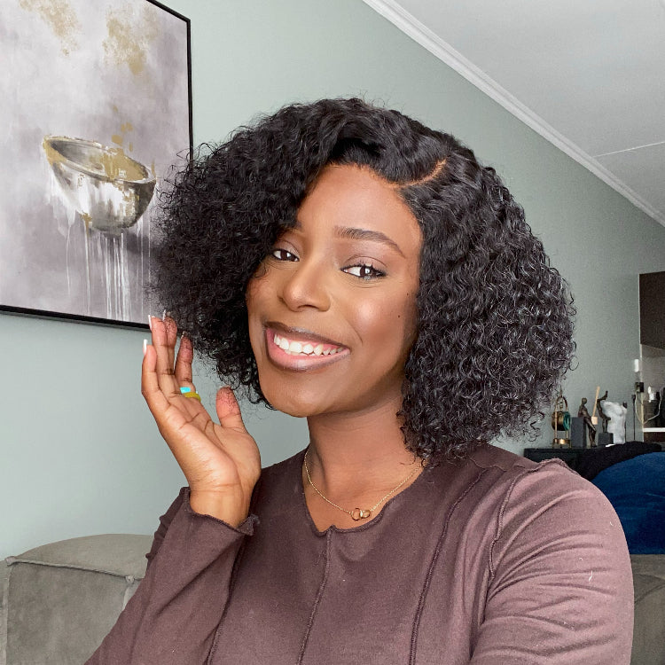 HD Lace Pixie T-Part Lace Human Hair Wig Pre-Plucked | 8"-14"