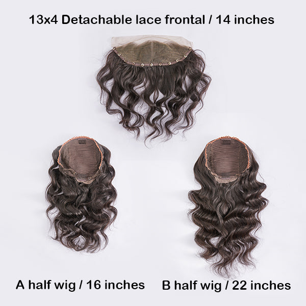 Body Wave 13X4 Frontal Human Hair Wig | 10"-28"