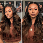 Glueless HD Lace Loose Wave T-Part Lace Human Hair Wig 200% Density | 10"-28"
