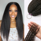 Kinky Straight Human Hair Wig | 10"-28"