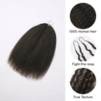 Kinky Straight Human Hair Wig | 10"-28"